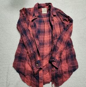 AE plaid top